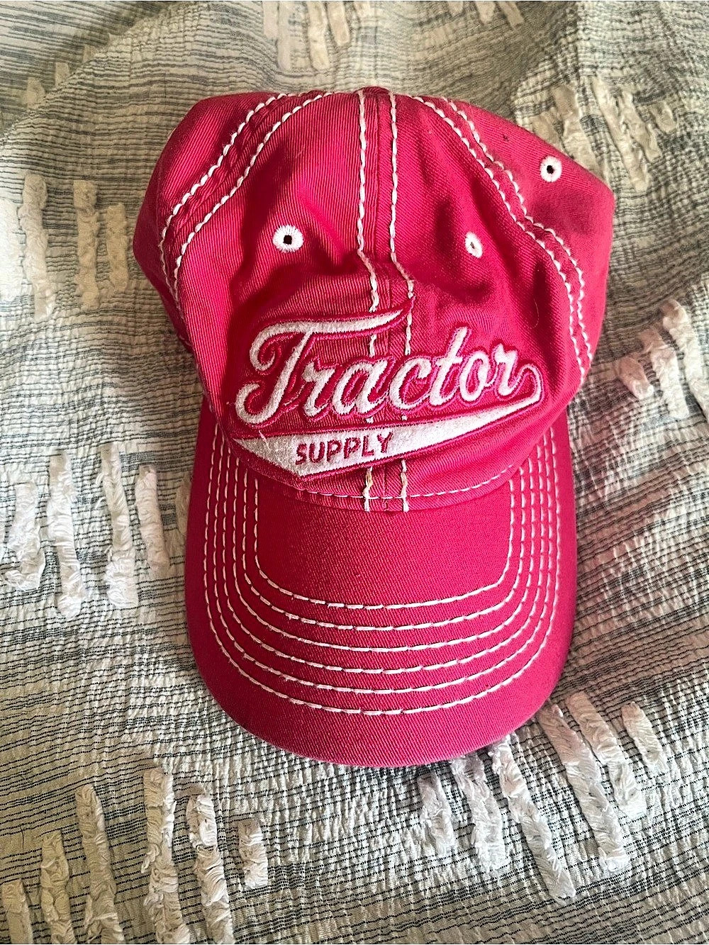 Tractor Supply Co. Tractor Supply cap. Pink Adjustable Cap